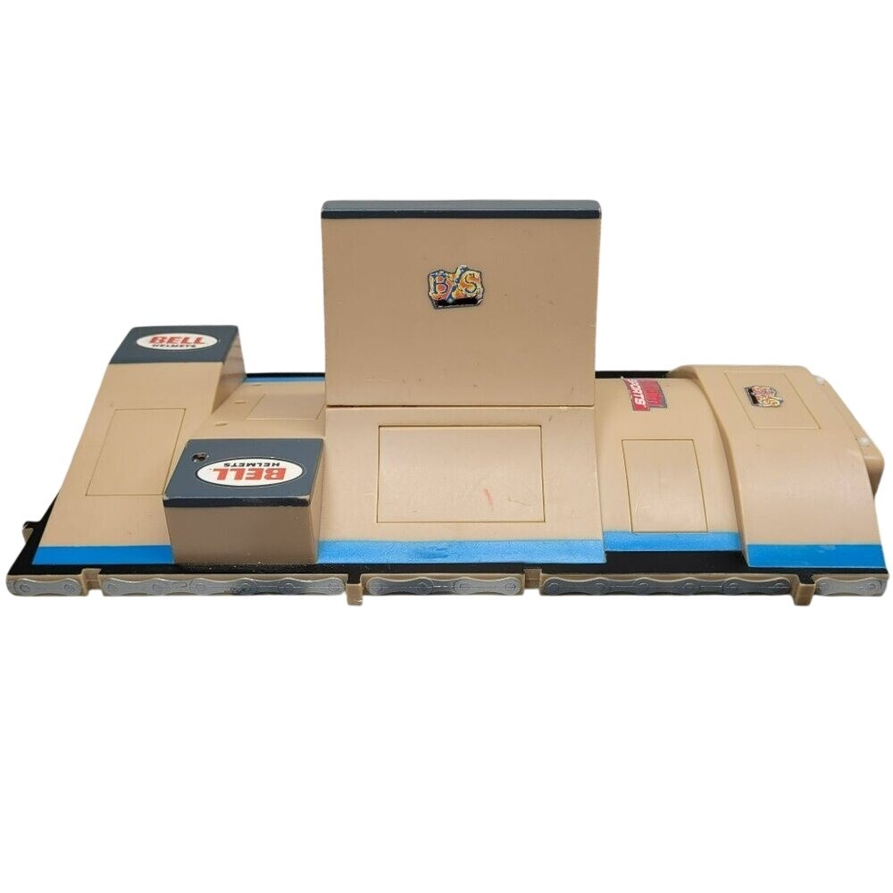 Road Champs Skate Park Ramp Set Tan Blue Bell Helmets EA Sports Oakley Vintage‎